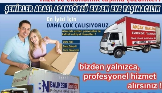 Balıkesirin Edremit Körfez Bölgesinde Ev Taşıma 